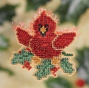 Mill Hill Christmas Cardinal cross stitch kit