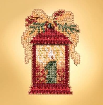 Mill Hill Christmas Lantern beaded cross stitch kit