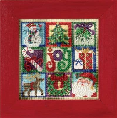 Mill Hill Joy of Christmas beaded cross stitch kit
