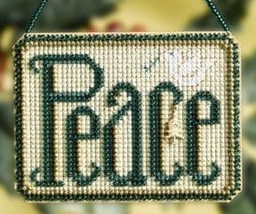 Mill Hill Peace beaded cross stitch kit