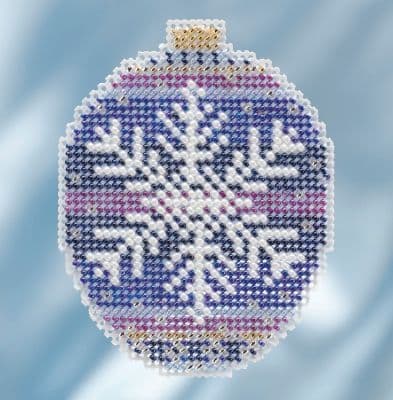 Mill Hill Royal Snowflake beaded cross stitch kit