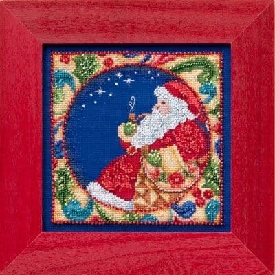 Mill Hill Santa by Jim Shore beaded cross stitch kit