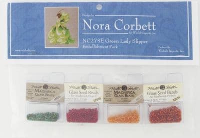 Nora Corbett Green Lady Slipper Embellishment Pack