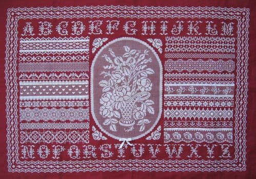 Northern Expressions Needlework Antique Lace printed cross stitch chart