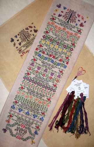 Northern Expressions Needlework My Mother's Garden 2 printed cross stitch chart