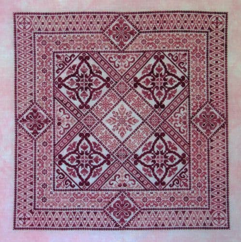 Northern Expressions Needlework Shades of Rose printed cross stitch chart