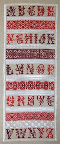 Northern Expressions Needlework The Learning Sampler printed cross stitch chart