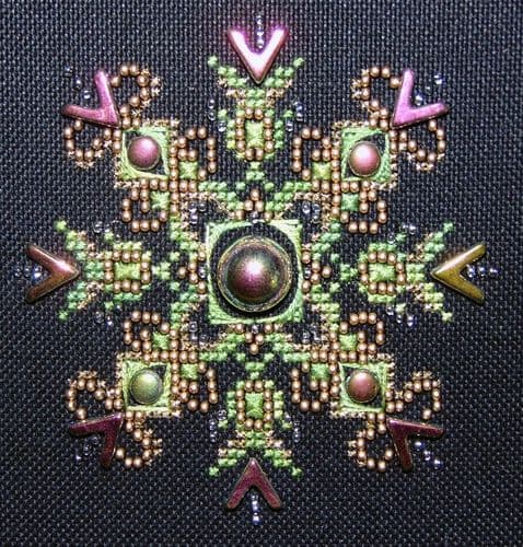 Northern Expressions Needlework Vitrail Sparkler printed cross stitch chart
