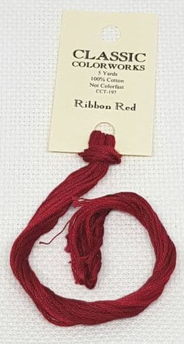 Ribbon Red Classic Colorworks CCT-197