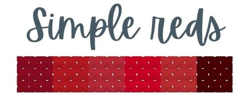 Simple Reds DMC thread skein pack by Hannah Hand Makes