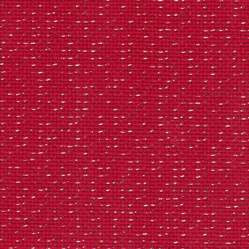 Zweigart 20 Count Bellana Evenweave Red with Gold Fleck 3256/9089