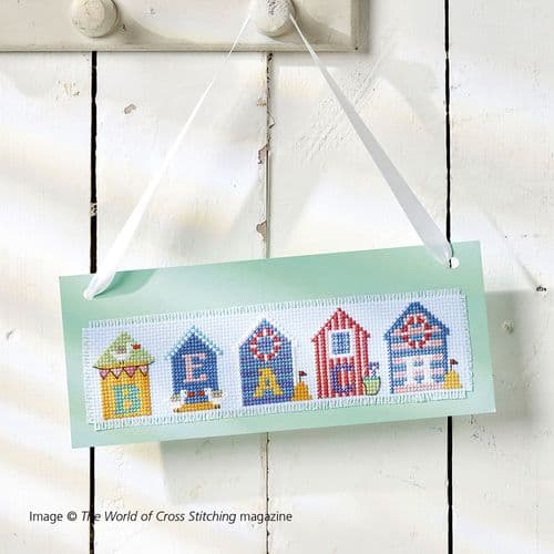 Beach Huts ABC WOXS Issue 322 August 2022 project pack