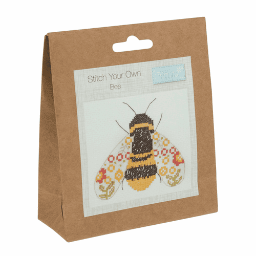 Bee cross stitch kit