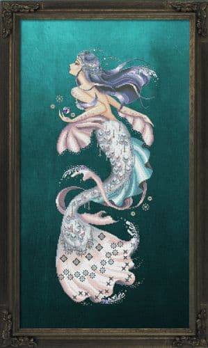 Bella Filipina Crystal Mermaid Aquabella printed cross stitch chart