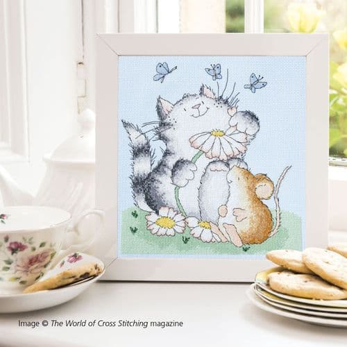 Cat & Mouse Friendship Blossoms WOXS Issue 319 2022 project pack