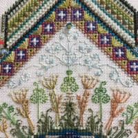 Chatelaine Mushroom & Fern Mandala cross stitch chart
