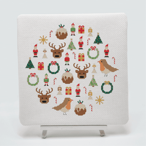 Christmas Sampler by Meloca Designs printed cross stitch chart