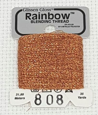Copper GlissenGloss Rainbow Thread 26 / R808