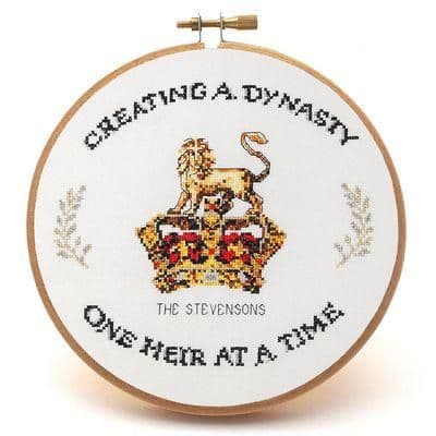 Creating a Dynasty by Peacock & Fig printed cross stitch chart