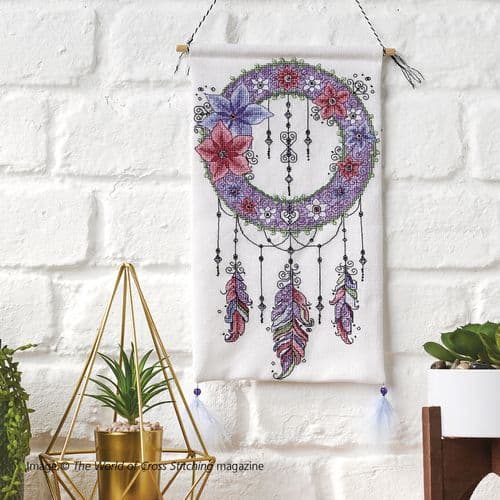 Dreamcatcher Hanging by Jenny Barton WOXS Issue 317 2022 project pack