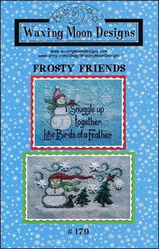 Frosty Friends by Waxing Moon Designs printed cross stitch chart