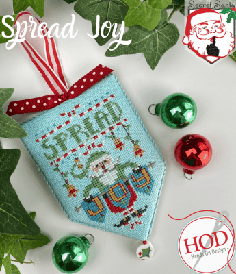 Hands on Design Spread Joy - Secret Santa Series cross stitch chart