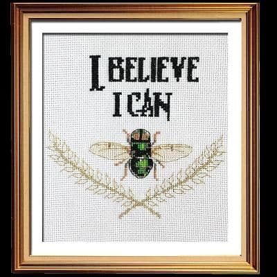 I Believe I Can Fly by Peacock & Fig printed cross stitch chart