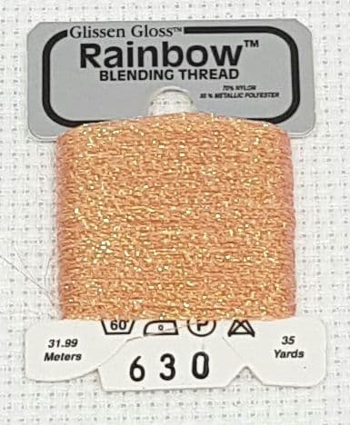 Iridescent Salmon GlissenGloss Rainbow Thread 304 / R630