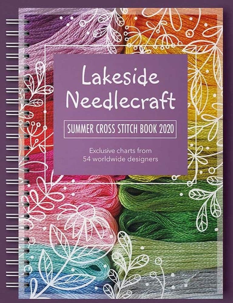 Lakeside Needlecraft Summer Cross Stitch Spiral Bound Book