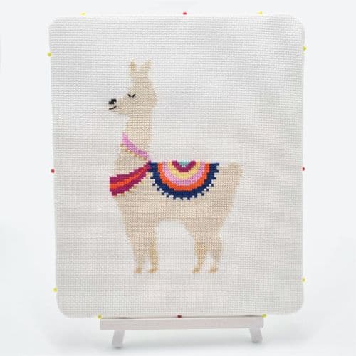 Llama by Meloca Designs printed cross stitch chart