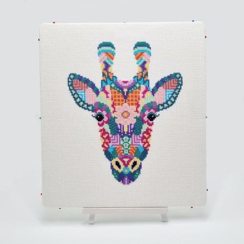 Mandala Giraffe by Meloca Designs printed cross stitch chart
