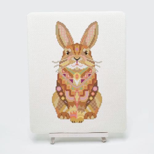 Mandala Rabbit by Meloca Designs printed cross stitch chart