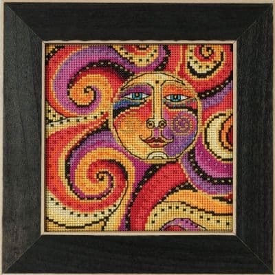 Mill Hill Celestial Sun - Celestial Collection by Laurel Burch beaded cross stitch kit