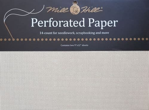 Mill Hill Ecru Perforated Paper