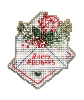 Mill Hill Holiday Wishes beaded cross stitch kit