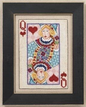 Mill Hill Jim Shore Queen Playing Card beaded cross stitch kit