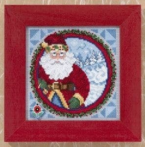 Mill Hill Jim Shore Santa Claus beaded cross stitch kit