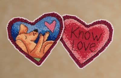 Mill Hill Know Love beaded cross stitch kit