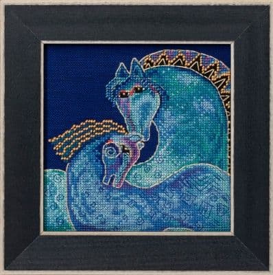 Mill Hill Mediterranean Mares (aida) - Horses Collection by Laurel Burch beaded cross stitch kit