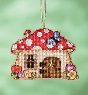 Mill Hill Mushroom House beaded cross stitch kit