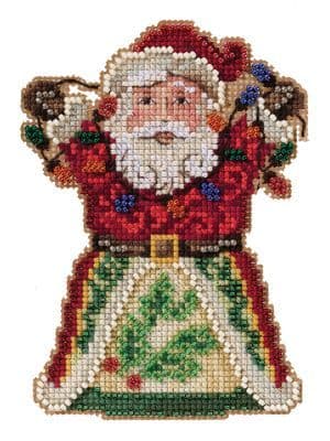 Mill Hill Santa with Lights by Jim Shore beaded cross stitch kit