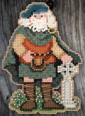 Mill Hill Scotland Celtic Santa beaded cross stitch kit