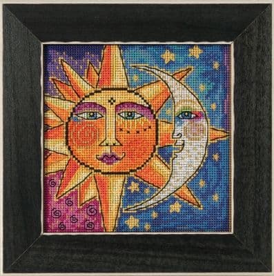 Mill Hill Sister Sun, Brother Moon - Celestial Collection by Laurel Burch beaded cross stitch kit