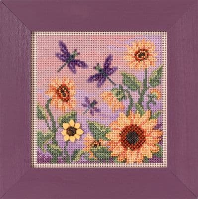 Mill Hill Sunflower Garden beaded cross stitch kit