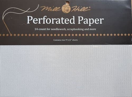 Mill Hill White Perforated Paper