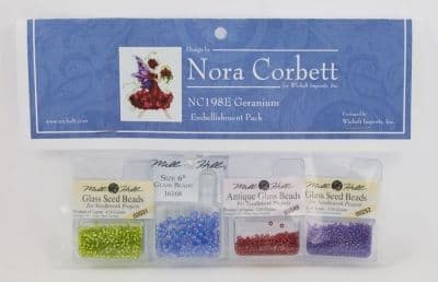 Nora Corbett Geranium Embellishment Pack