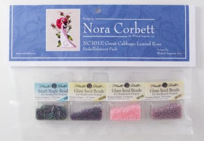 Nora Corbett Great Cabbage - Leaved Rose Embellishment Pack
