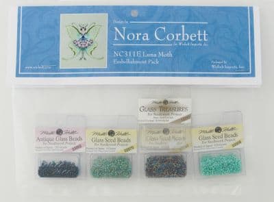 Nora Corbett Luna Moth Embellishment Pack