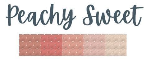 Peachy Sweet DMC thread skein pack
