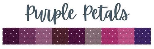 Purple Petals DMC thread skein pack